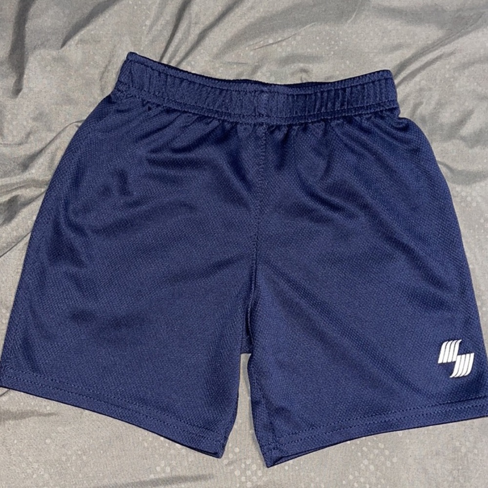 CHILDREN’S PLACE TODDLER BOY NAVY BLUE ACTIVE MESH BASKETBALL SHORTS